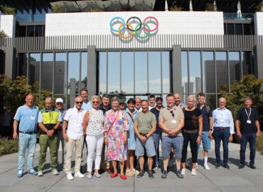 Wall Signing beim IOC in Lausanne