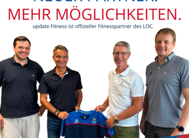 Neuer Partner an Bord: Update Fitness und das Liechtenstein Olympic Committee gehen gemeinsame Wege!