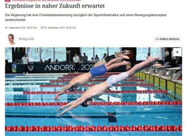 Postulatsbeantwortung sportlich-bewegtes Liechtenstein 